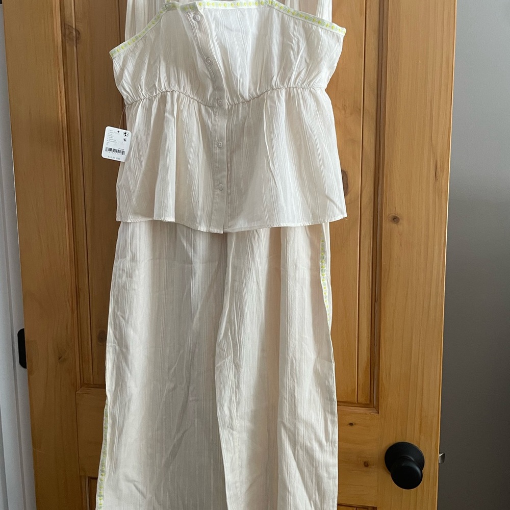 Chic Cream Women's Pajama Set